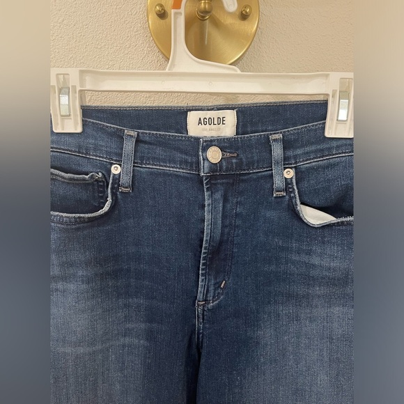 Agolde Sophie High Waisted Jeans Cropped Size 31 - Picture 6 of 9